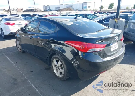 2011 Hyundai Elantra Gls (Ulsan Plant) from USA, damaged, VIN KMHDH4AE6BU152061